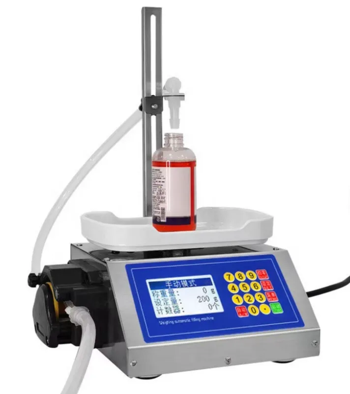Automatic PLC Controlled Weighing Machine for Beverage Cream Viscous Liquids