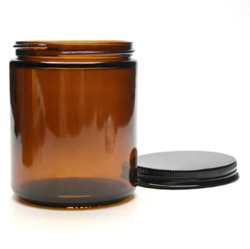 Amber Glass Jar 250ml (with cap)