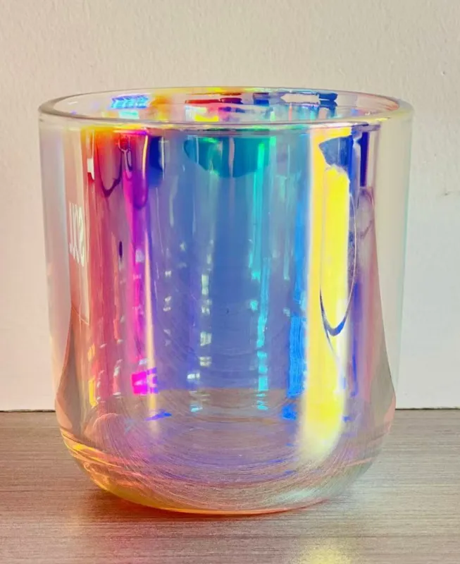 Arc Bottom Rainbow Jar 10x10