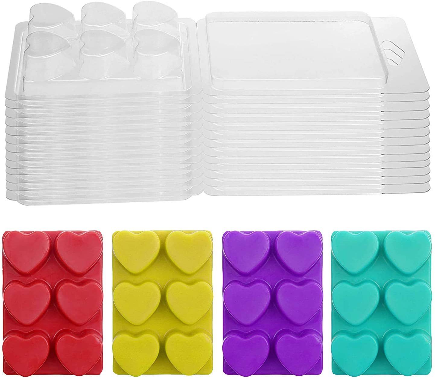 Heart Shape Wax Melt Molds