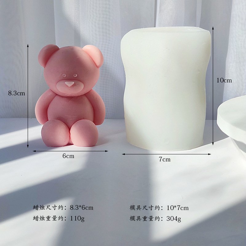 Bear Silicone Mould - Large