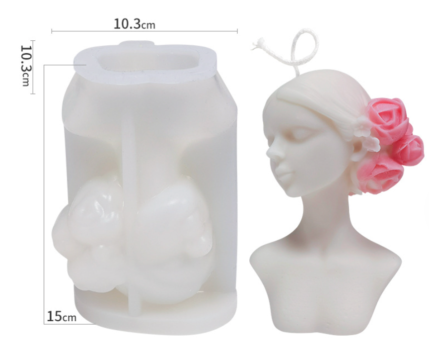 Lady X Candle Silicone Mold